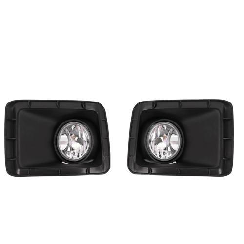 Front Driver & Passenger Side Fog Lamp Bezel For 2015-2018 Silverado 2500HD 3500