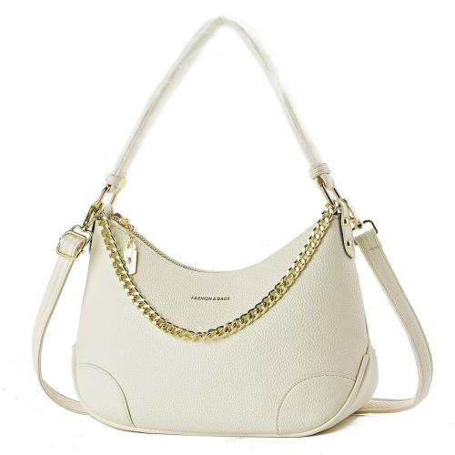 PU Leather Easy Matching Shoulder Bag attached with hanging strap PC