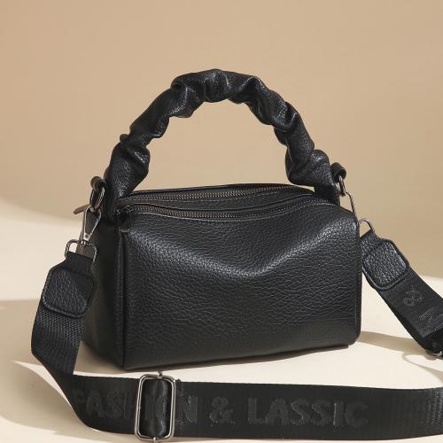 PU Leather Handbag attached with hanging strap PC