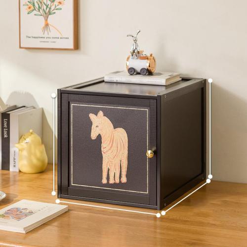 Moso Bamboo Storage Rack for storage & durable black PC