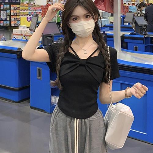 Polyester Slim Women Short Sleeve T-Shirts PC