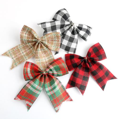 Jute Bowknot Decoration christmas design PC