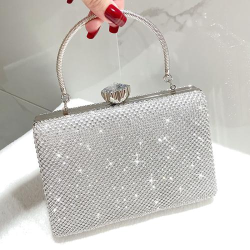 Rhinestone Box Bag & Evening Party Clutch Bag PC