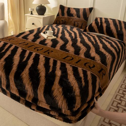 Plush Soft Bed Fitted Sheet & thermal Dayestuff PC