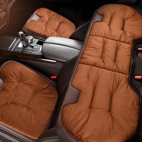 Silk Floss & Flannel Car Seat Cushion thicken & anti-skidding PC