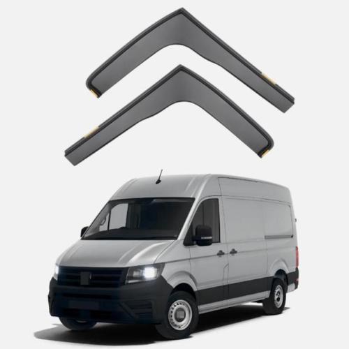 Wind Deflectors for Volkswagen Crafter MK2 2017-2024 2pc Set Accessories