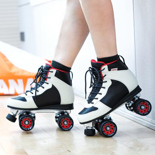 Mikrofaser Leder & PU-Kautschuk & Pvc Rollschuhe, mehr Farben zur Auswahl,  Paar