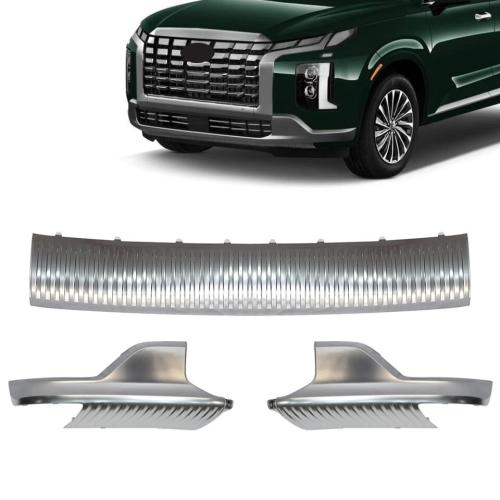 Front Bumper Lower Skid Plate 3Pcs For 2023-2025 Hyundai Palisade Calligraphy
