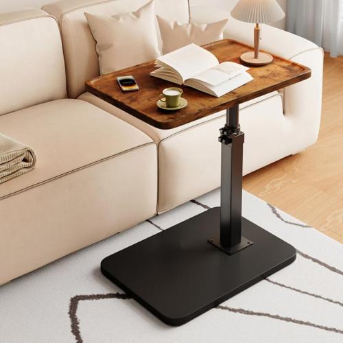 Metal & Wooden 360degree rotation PC Desk with caster PC