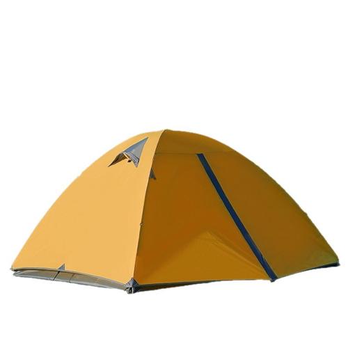 Oxford & Polyester Waterproof Tent portable & sun protection Aluminium Alloy orange PC