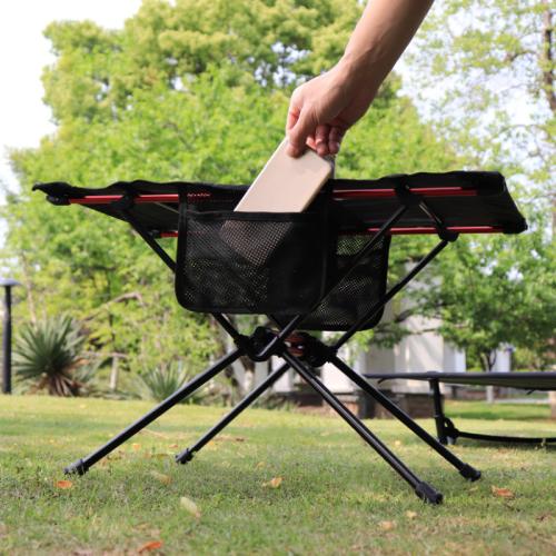 Aluminium Alloy & Nylon Multifunction Outdoor Foldable Table portable black PC
