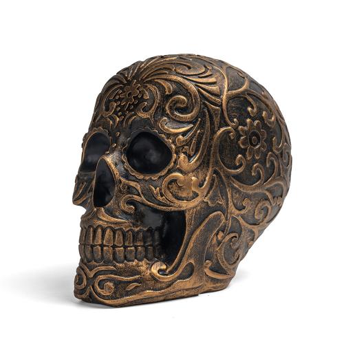 Resin Creative Halloween Ornaments gold PC