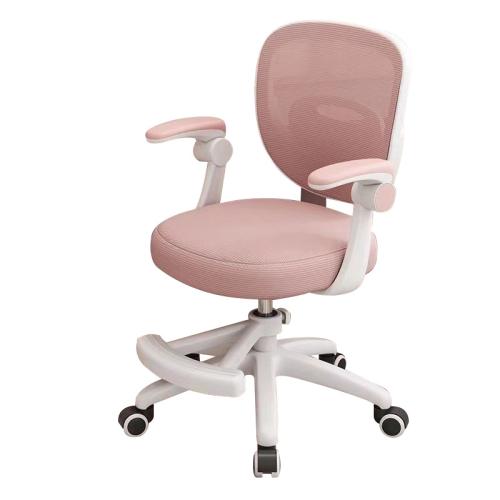 Mesh Fabric & Metal & Sponge 360degree rotation Student Chair adjustable PC