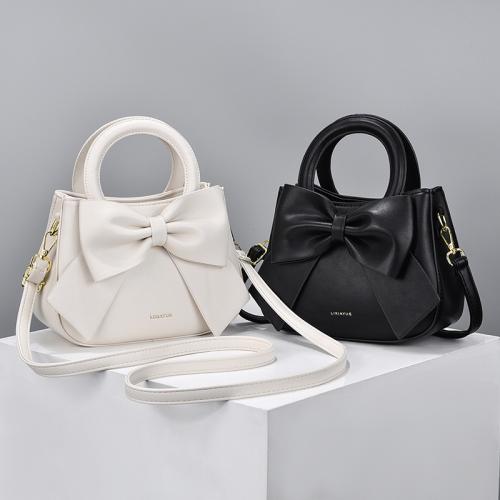 PU Leather Easy Matching Handbag attached with hanging strap PC