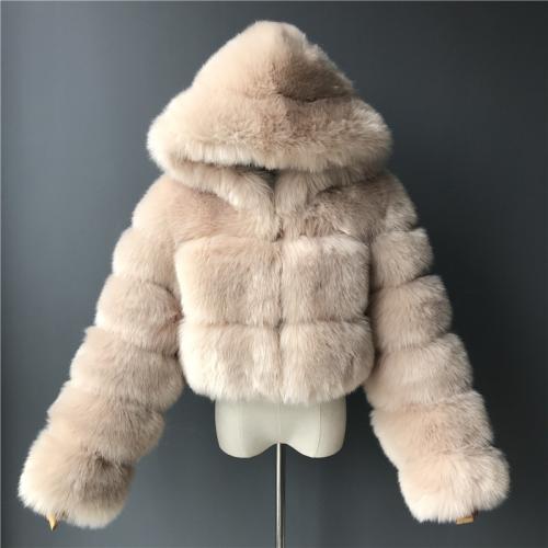 Artificial Fur Plus Size Women Overcoat PC