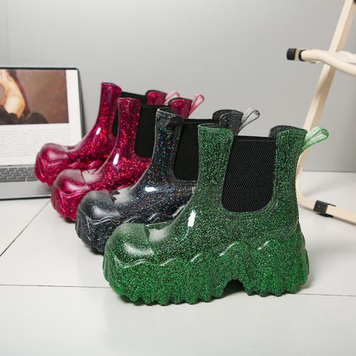 PVC Women Boots & waterproof Pair