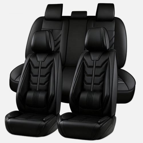 For Jeep Wrangler JK JL  2007-2025 Leather Car 5 Seat Covers Full Set