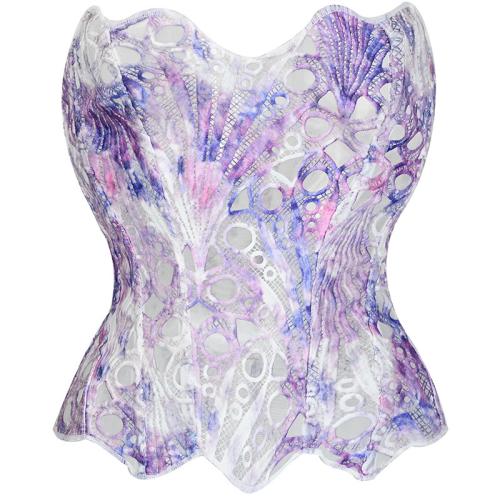 Cotton Bandeau Bra see through look & slimming & backless Cotton patchwork PC