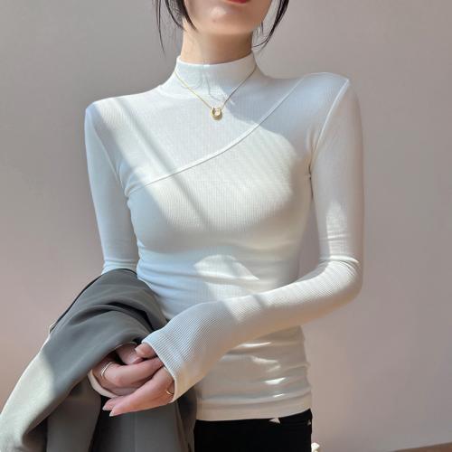 Viscose Fiber & Cotton Slim Women Long Sleeve T-shirt PC