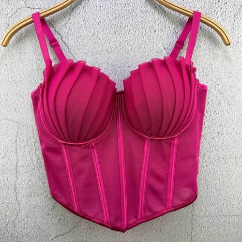 スパンデックス & 綿 キャミソール 単色 選択のためのより多くの色 一つ