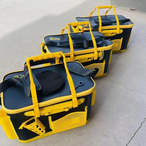 Eva Cubo de pesca, amarillo, trozo