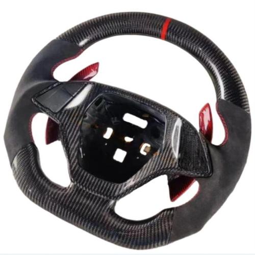 Carbon fiber red line Alcantara Steering Wheel for 2014-2019 Corvette C7