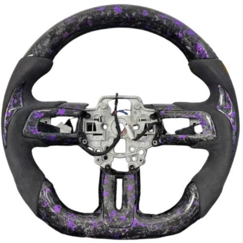 Forged Carbon Fiber Steering Wheel Fit for Ford Mustang GT 2015-2023 with Heated
