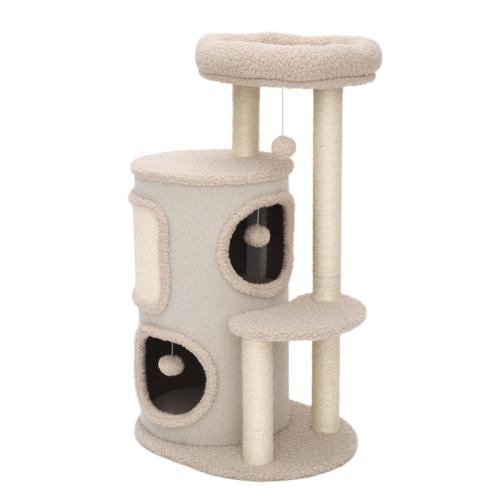 Sisal Hemp & Madera Escalada de gato, más colores para elegir,  trozo