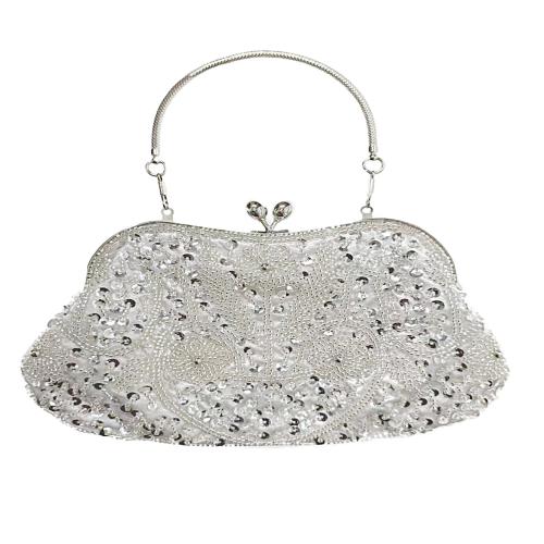 Perles Sac Argent pièce