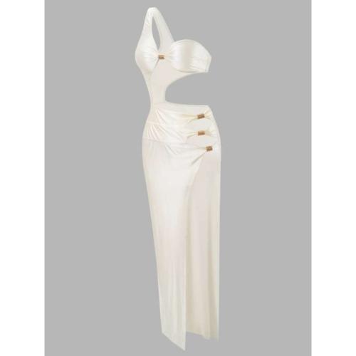 Polyamid & Spandex Monokini, Solide, Weiß,  Stück