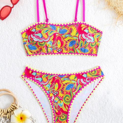 Poliestere Sada Tankinis vícebarevné Nastavit