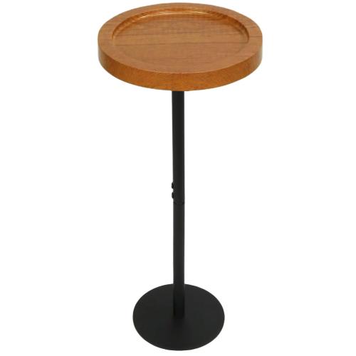 Dřevovláknitá deska se střední hustotou & Ocelová trubka Boční stůl Brown kus