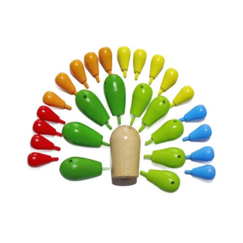 Houten Kinderen Brick Speelgoed veelkleurig Vak