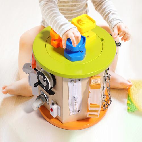 Houten Kinderen vroeg educatief speelgoed stuk