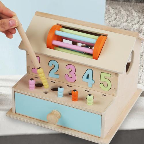 Houten Kinderen vroeg educatief speelgoed stuk