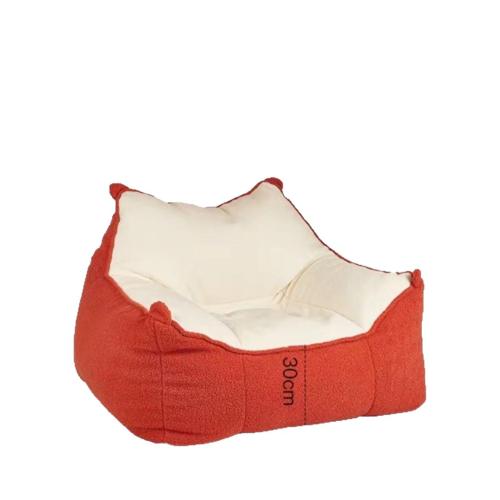 Flannelette & Schwamm & Berber-Fleece Sitzsack, Orange,  Stück