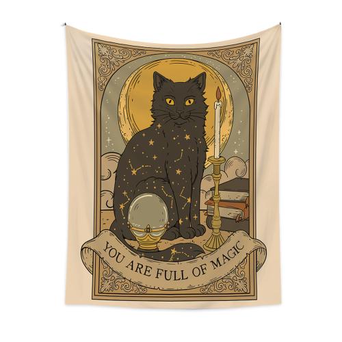 ポリエステルファブリック タペストリー 印刷 選択のための異なるパターン 選択のためのより多くの色 一つ