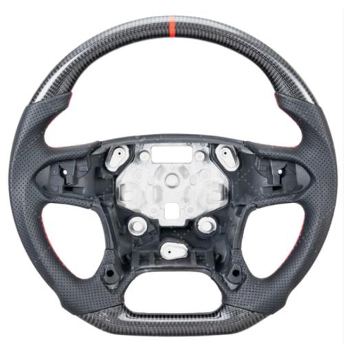 Carbon Fiber Steering Wheel For Chevrolet Tahoe Suburban Silverado 1500 14-18