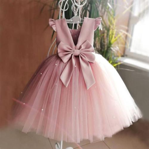 Polyester Meisje Eendelige jurk meer kleuren naar keuze stuk