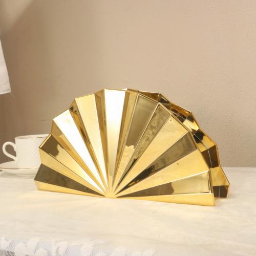 Acrylic hard-surface Clutch Bag with chain Polyester Solid PC