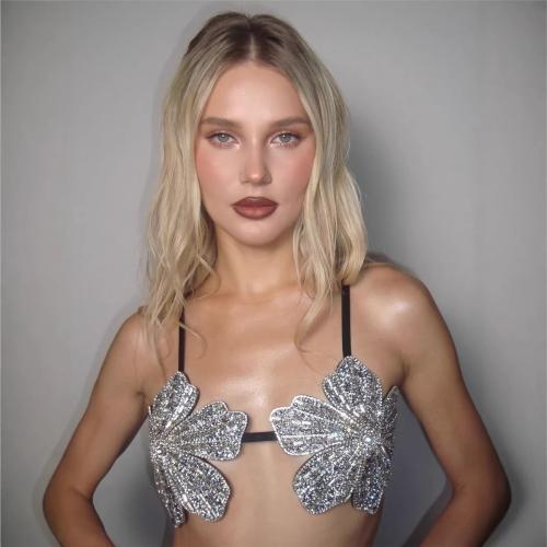 Kyselina akrylová Camisole Květinové Stříbro kus