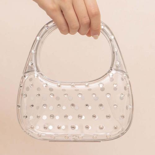 Acryl Handtas Solide Transparante stuk