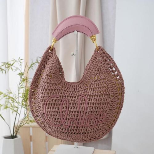 わら 織物トート ポリエステル 選択のためのより多くの色 一つ