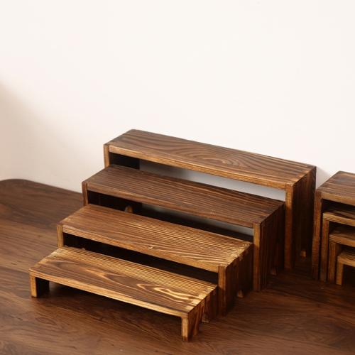 Madera Bandeja de almacenamiento, marrón, trozo