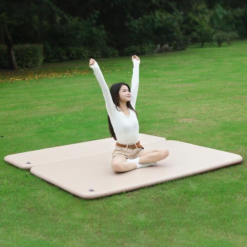 Verbundwerkstoffe Aufblasbare Bettmatratze, Solide, Beige,  Stück