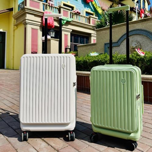 PC-policarbonato Maleta,  Poliéster, a rayas, más colores para elegir,  trozo