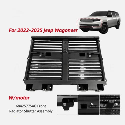 For 2022-2025 Jeep Wagoneer W/motor Front Radiator Shutter Assembly 68425775AC