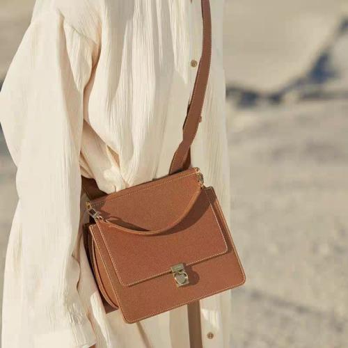 Koeienhuid Handtas Ongevoerd Lichee Graan meer kleuren naar keuze stuk