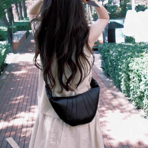 Geitenleer Crossbody Tas Canvas Solide meer kleuren naar keuze stuk