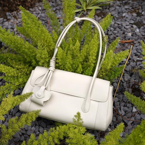 Volnerf rundleder Schoudertas Polyester Katoen Solide meer kleuren naar keuze stuk